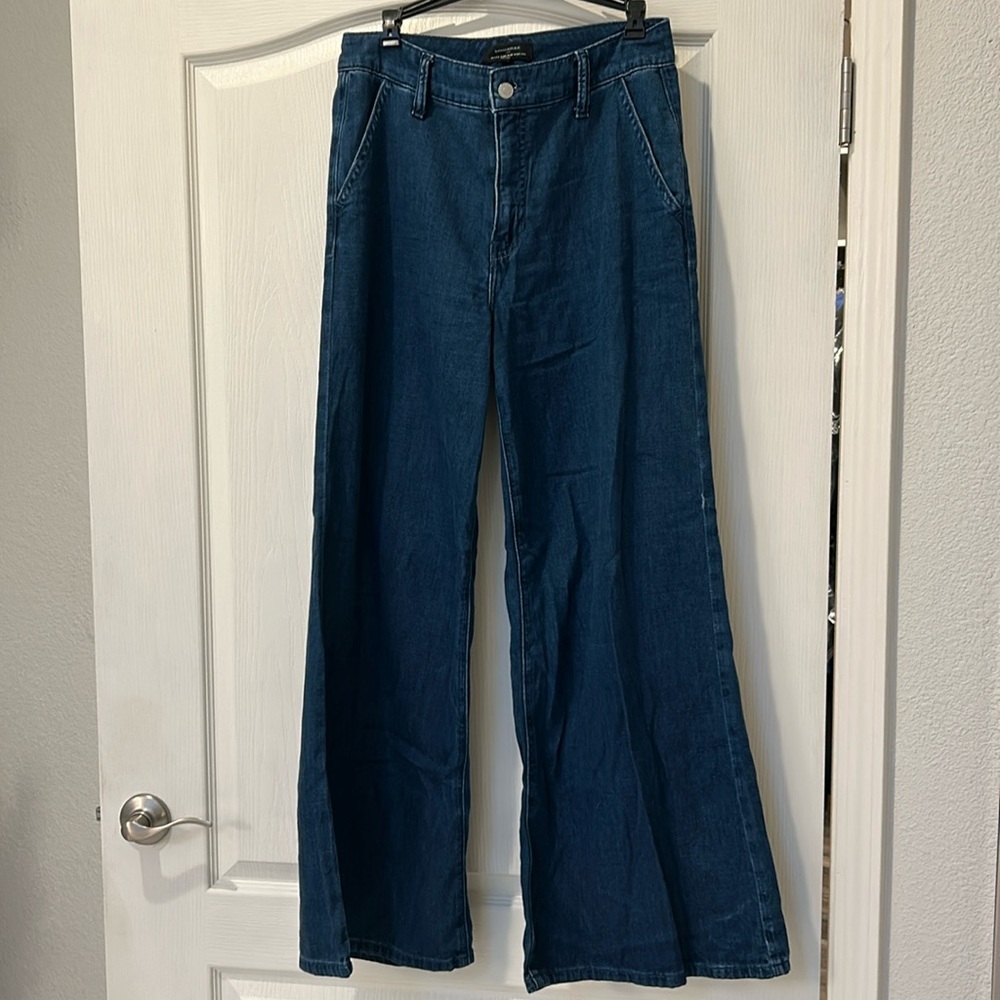Banana republic wide legged pant